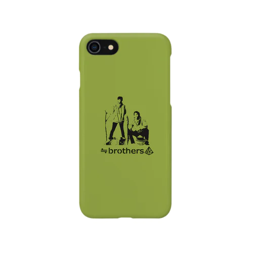 ≒brothersスマホケース(ライム) Smartphone Case