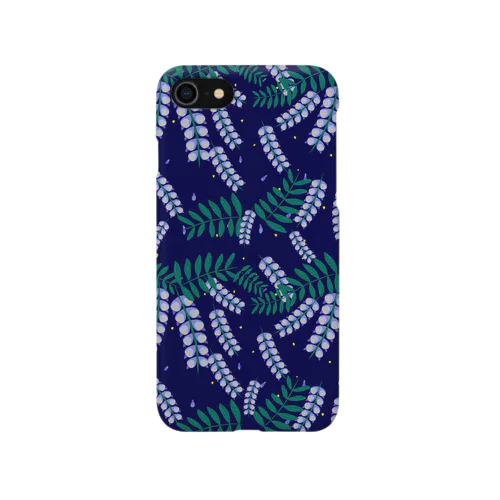 藤の花のスマホケース iPhone Smartphone Case