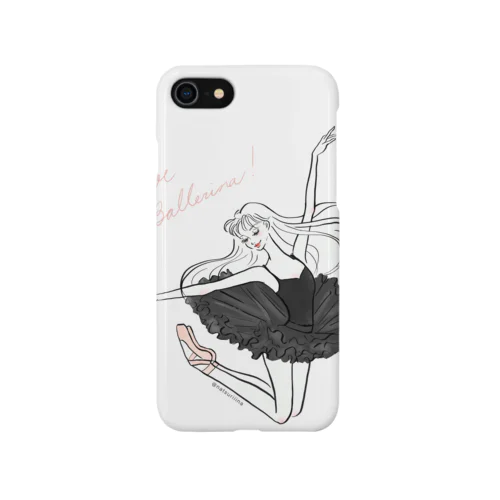 Jumping Ballerina（Black) Smartphone Case