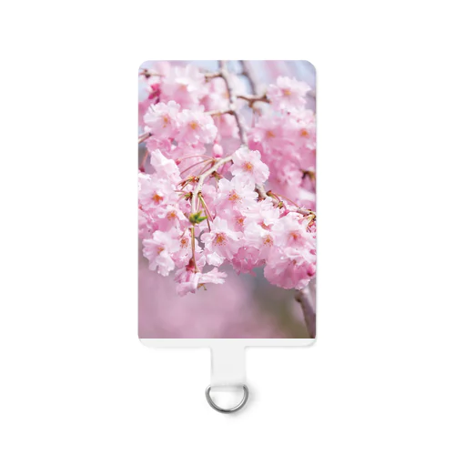 癒しの風景（八重桜） Smartphone Strap