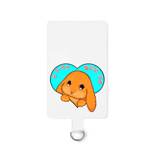 ロップイヤーラビット(롭이어토끼)　韓国語バージョン Smartphone Strap