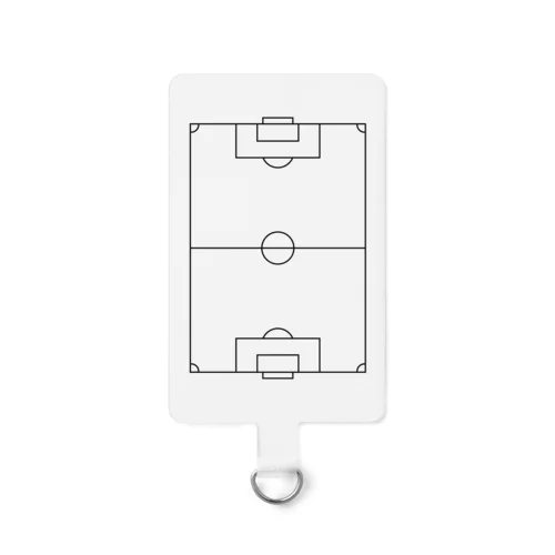 サッカーコート スマホストラップ