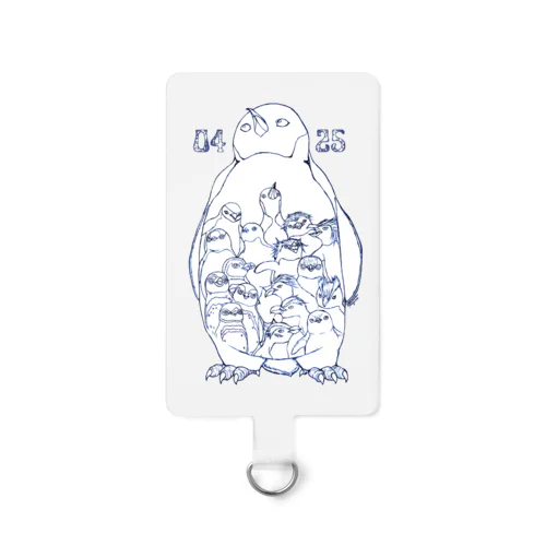 0425-18 Penguins of the World- Smartphone Strap