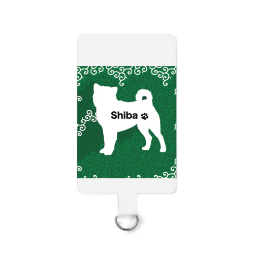 柴犬　唐草模様 Smartphone Strap