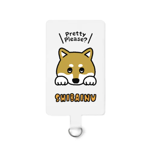 柴犬のおねだり顔 Smartphone Strap