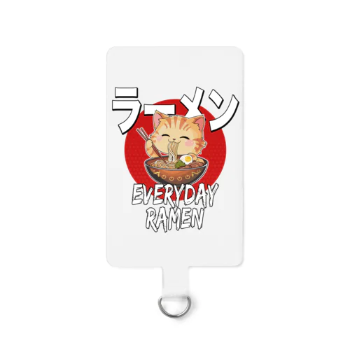 毎日ラーメン猫ちゃん Smartphone Strap