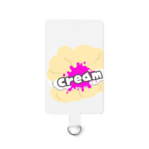 creamステッカー 스마트폰 스트랩