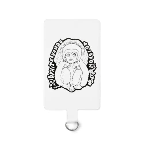 ウエディングなシロテテナガザル Smartphone Strap