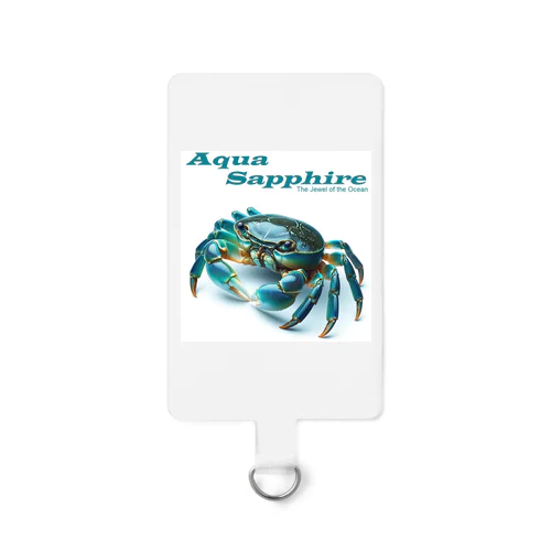 Aqua Sapphire スマホストラップ