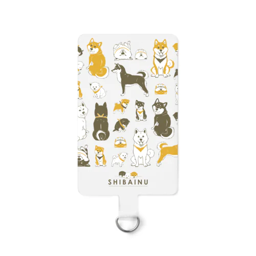 柴犬たくさん　大集合Ver Smartphone Strap