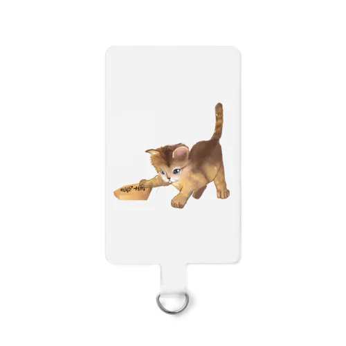 猫と将棋しようver.ふかふか Smartphone Strap