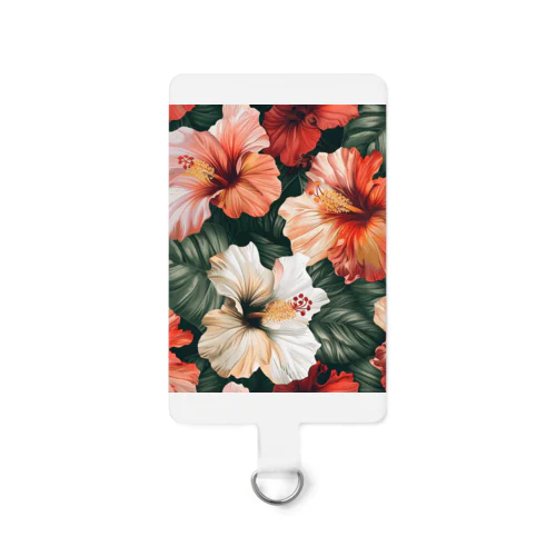 色合い鮮やか花ハイビスカス Smartphone Strap