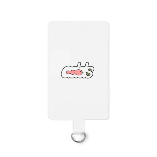 adds kawaii snake logo Smartphone Strap