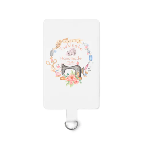 ツキネコハンドメイド部 Smartphone Strap