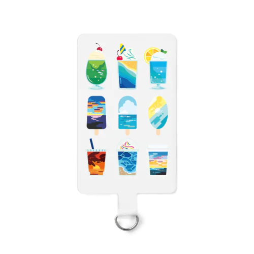 海のデザート Smartphone Strap