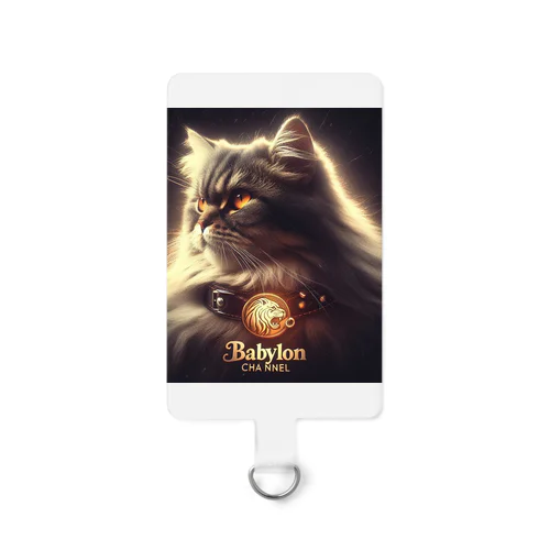 Persian Cat　Babylon channel Smartphone Strap