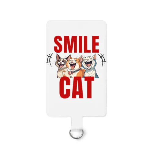 SMILE CAT スマホストラップ