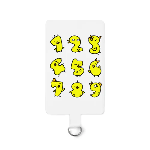 🐤数字アヒル🐤 Smartphone Strap