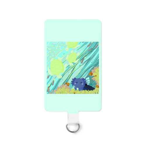 Blue submarine【コラボ作品】 Smartphone Strap