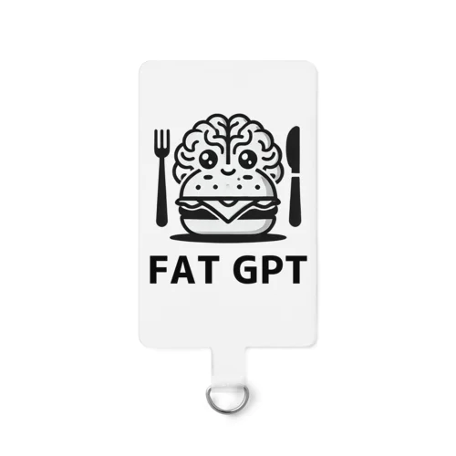 食いしん坊AI「FAT GPT」 Smartphone Strap