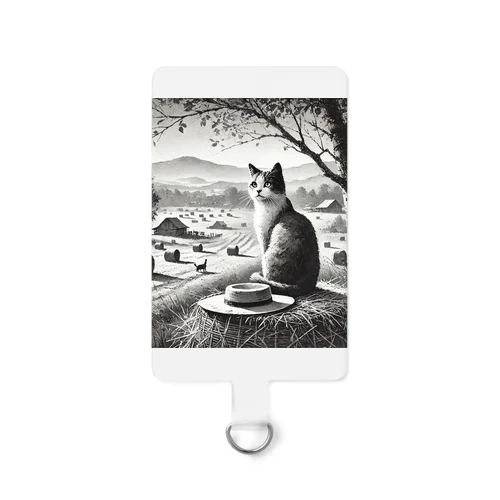 猫　街道 Smartphone Strap