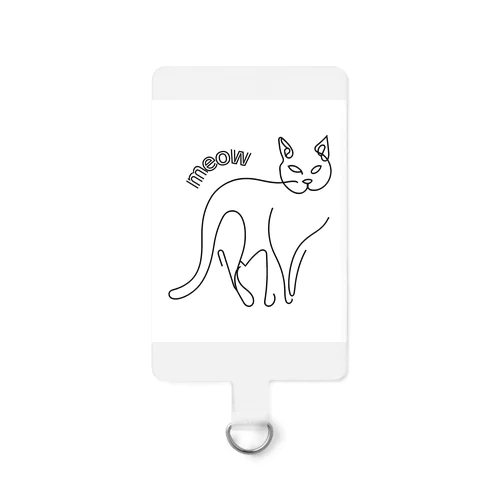 meow スマホストラップ