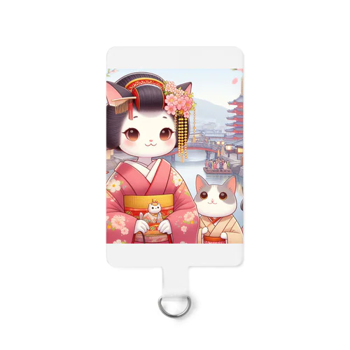 舞妓ネコおにゃん Smartphone Strap