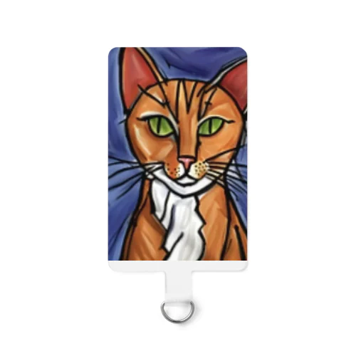 猫らしい猫 Smartphone Strap