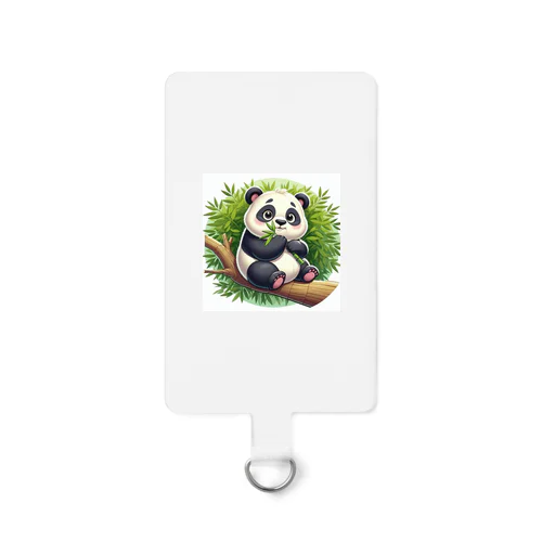 「ふんわりパンダちゃん| 癒しの動物キャラクター Smartphone Strap
