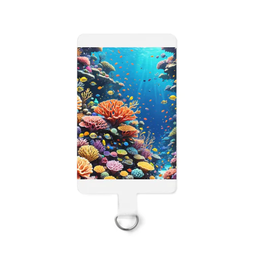 蒼いサンゴ礁 Smartphone Strap