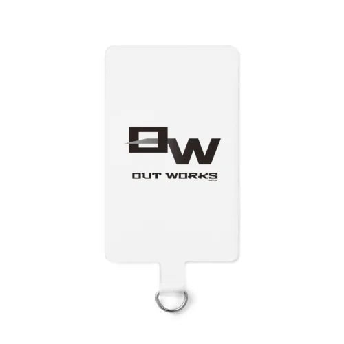 OUT WORKS original logo(clear)1 Smartphone Strap