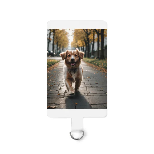 散歩している犬 Smartphone Strap