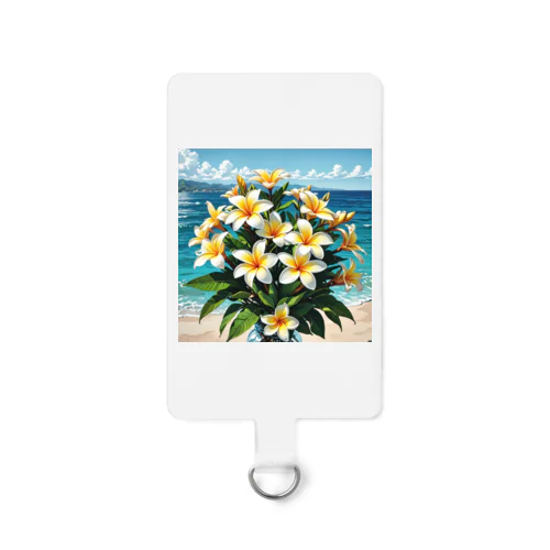 プルメリアの花束 Smartphone Strap