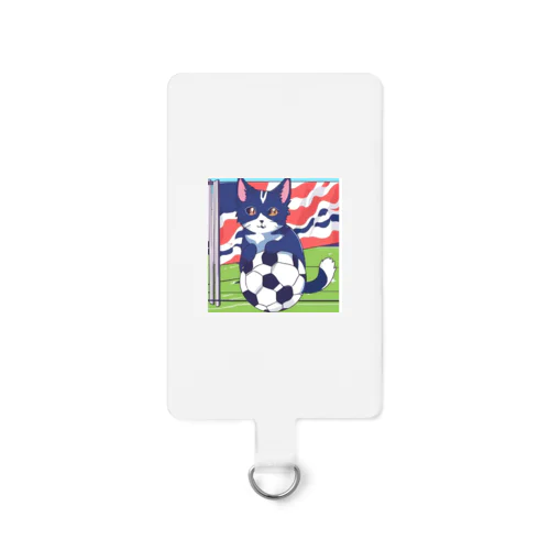 サッカー　猫代表　 Smartphone Strap