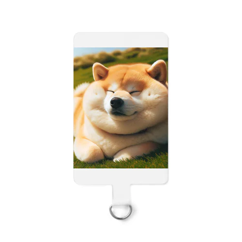 くつろぎすぎた柴犬 Smartphone Strap