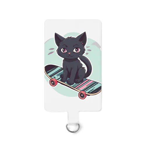 スケボーネコ Smartphone Strap