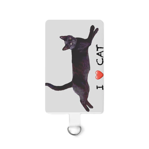 黒猫 Smartphone Strap