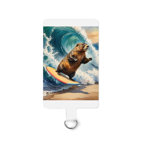 Surfing Woodchuck Smartphone Strap