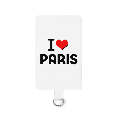 I LOVE　PARIS　PARIS2024　パリ スマホストラップ