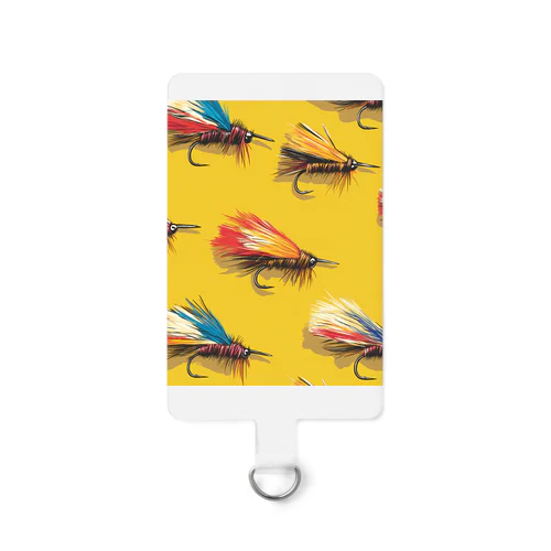 カラフルフライ・パターン Smartphone Strap