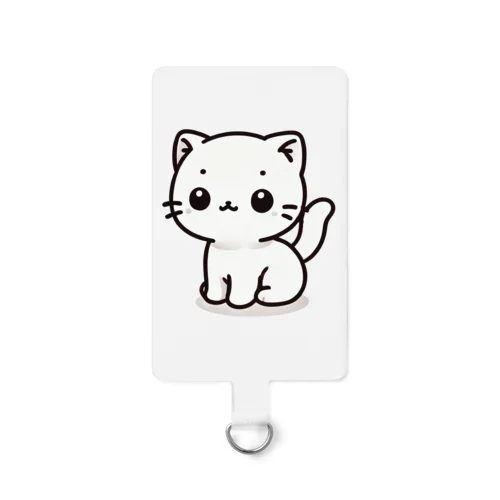 ぽふぽふネコちゃん Smartphone Strap