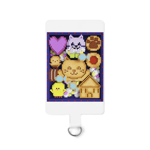 クッキー缶LEOPIYO  Smartphone Strap