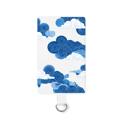蒼空の雲 - Azure Sky Clouds Smartphone Strap