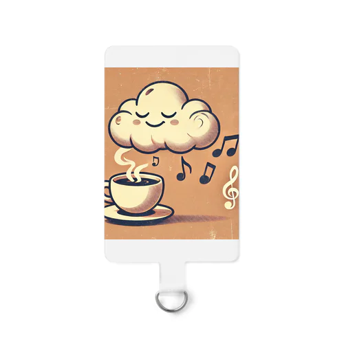 Chill Cloud Café Smartphone Strap