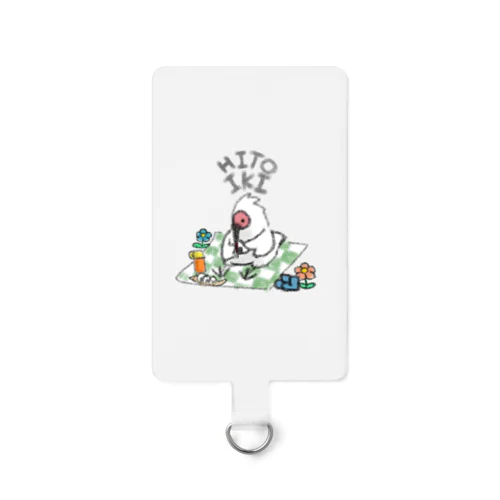 佐渡のゆるいトキとHITOIKI Smartphone Strap