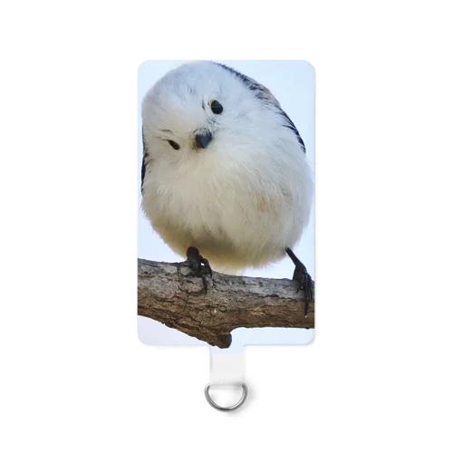 【#動物を味方に】サロベツのシマエナガ Smartphone Strap