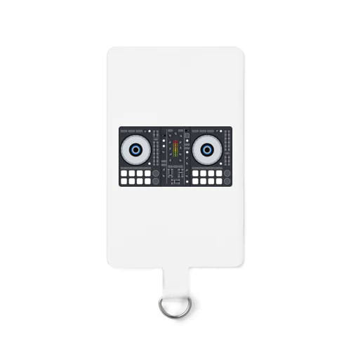 シンプルなDJコントローラーのイラストです! Smartphone Strap