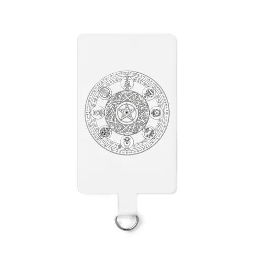 お好きな場所にパワースポット（Sacred Site Sticker） Smartphone Strap