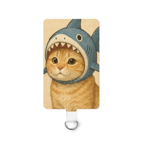 サメ猫 Smartphone Strap