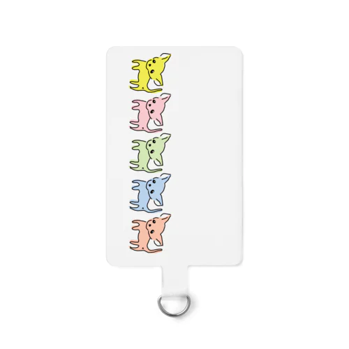 ゆるチワワ（カラフル） Smartphone Strap